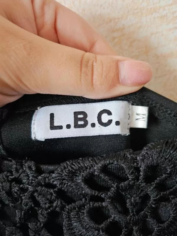 Rochie de seară L.B.C. M | Negru, Mini, Bretele subțiri - Image 4