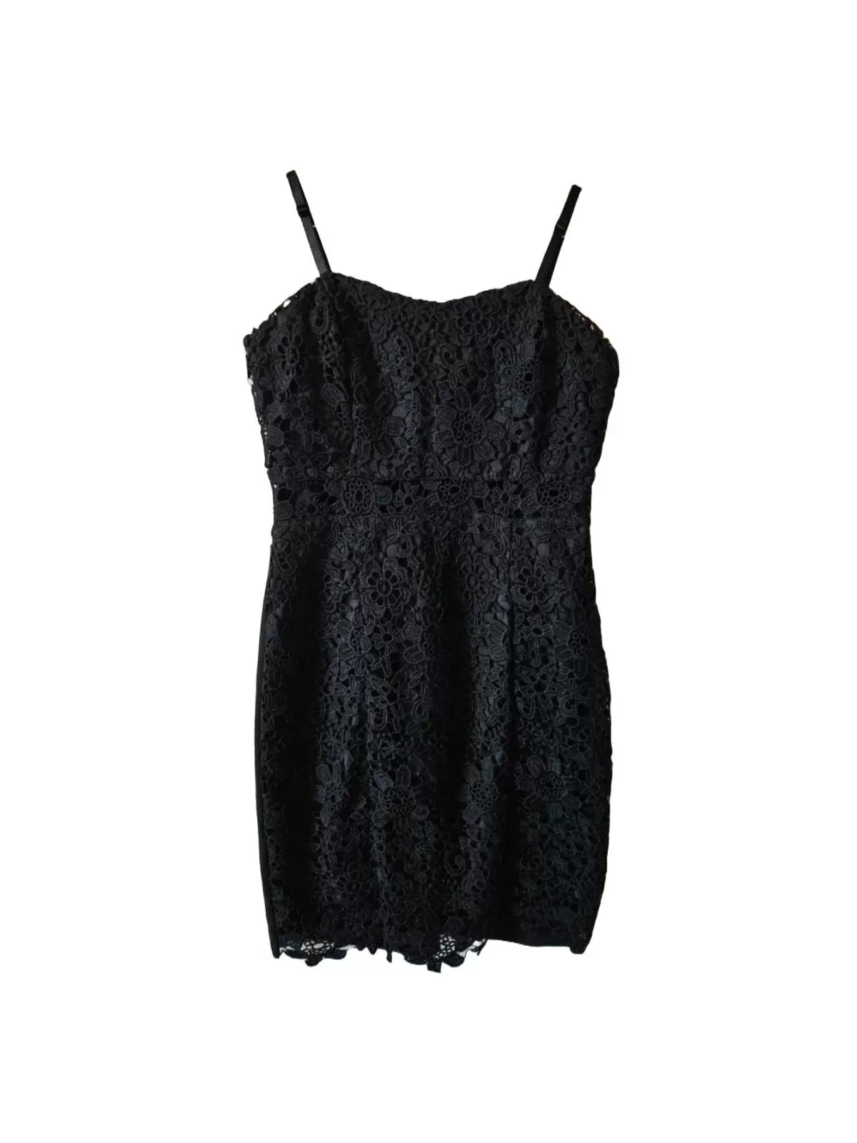 Rochie de seară L.B.C. M | Negru, Mini, Bretele subțiri