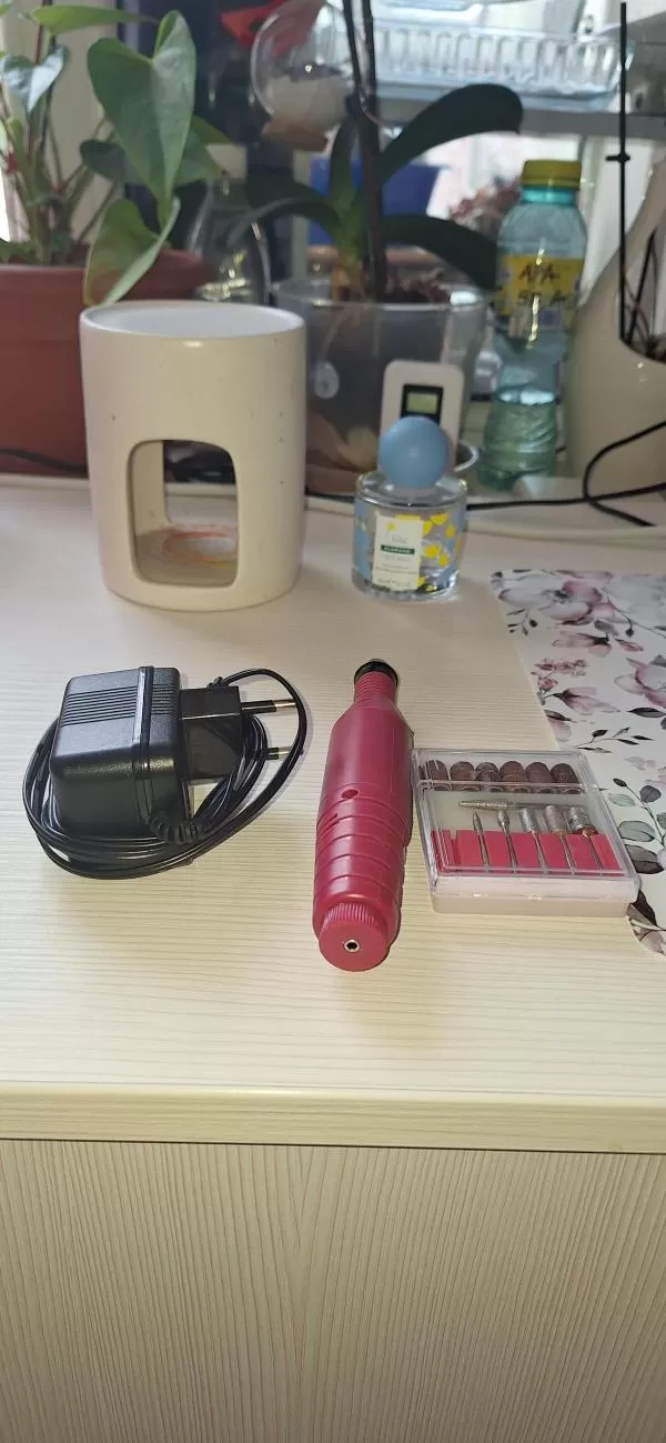 Lampa UV + Freză electrică de unghii ENS Pro - Image 8