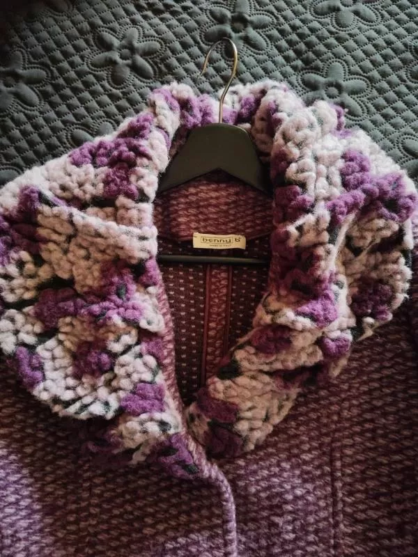 Cardigan Benny EU 38 | Mov, Mânecă lungă - Image 4