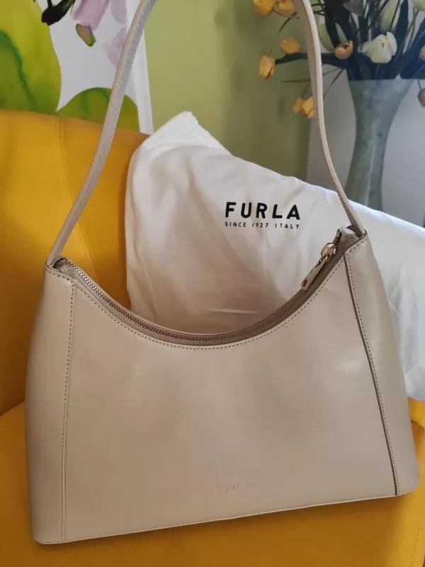 Poșetă Furla | Bej, Piele naturală - Image 3