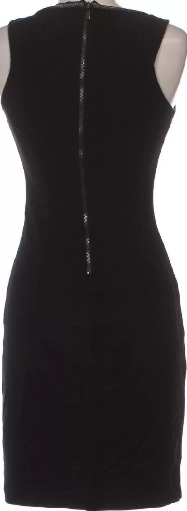 Rochie casual Sfizio S | Negru, Midi, Fără mâneci, Vâscoză - Image 4