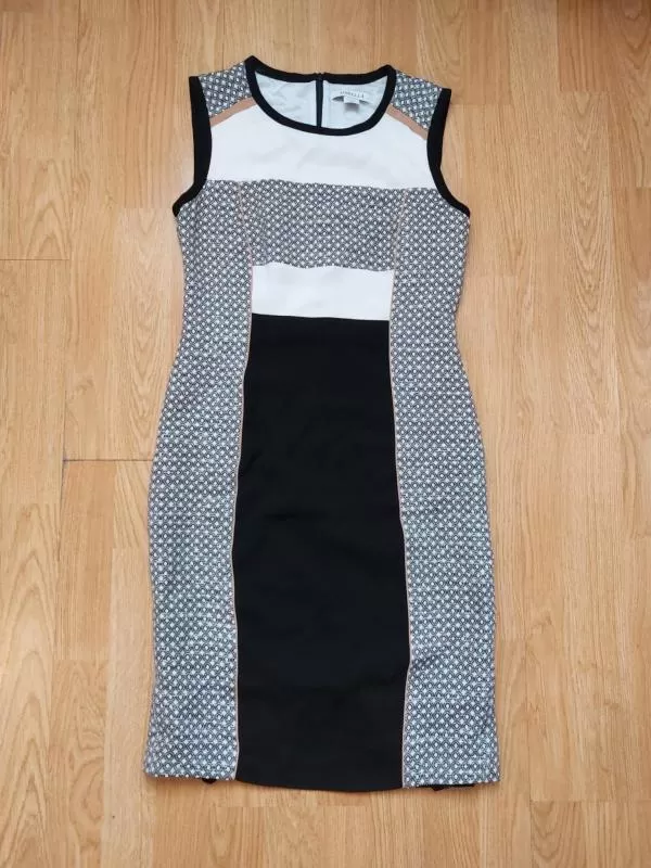Rochie casual Marella EU 36 | Gri, Midi, Fără mâneci - Image 2
