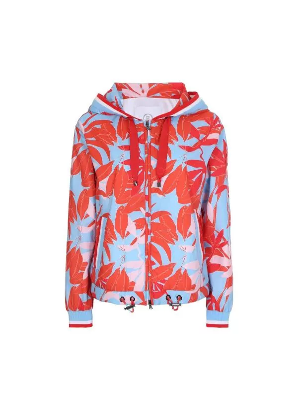 Geacă de ploaie Bogner EU 36 | Multicolor, Cu glugă, Floral & Tropical, Poliester