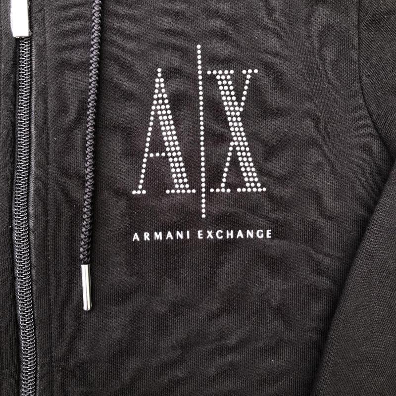 Bluză sport Armani Exchange EU 36 | Negru, Bumbac - Image 7