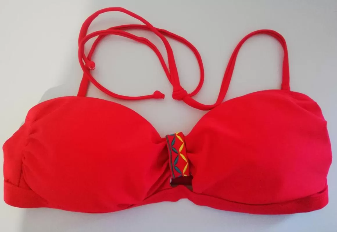 Sutien bikini Gate EU 36 | Roșu, Poliamidă - Image 5