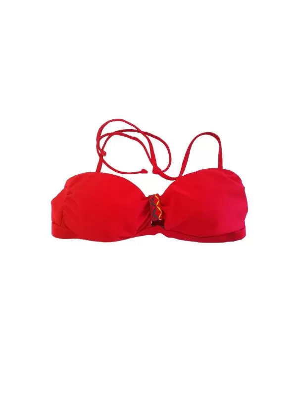 Sutien bikini Gate EU 36 | Roșu, Poliamidă