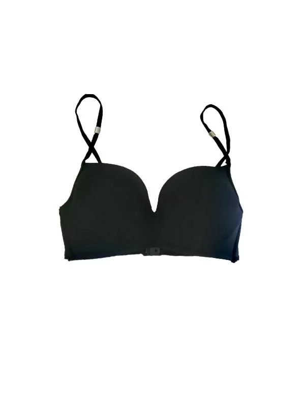 Sutien bikini Beloved EU 36 | Negru, Monocrom, Poliamidă