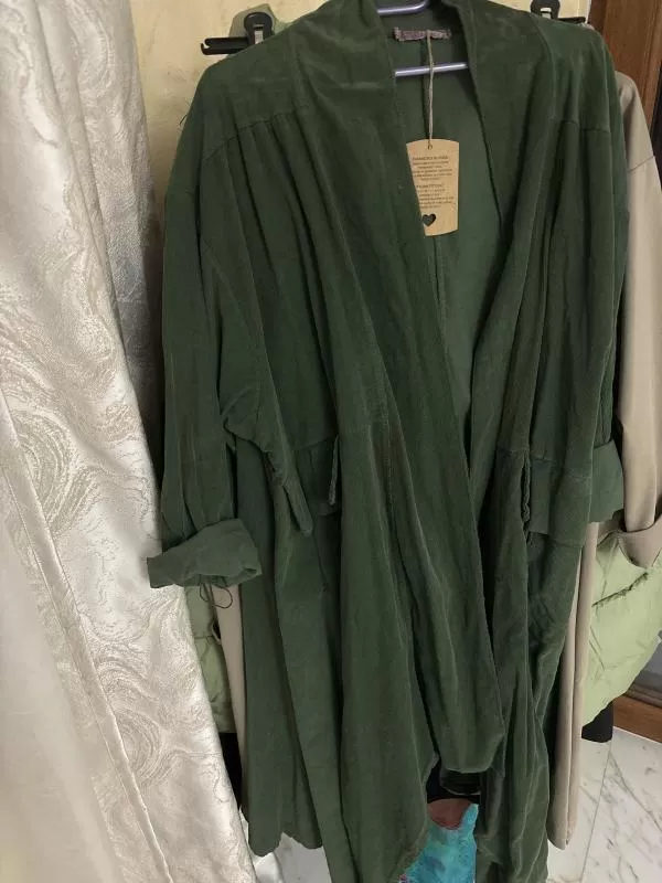 Blazer H. Trend L | Verde, Fără glugă, Reiat, Bumbac - Image 2