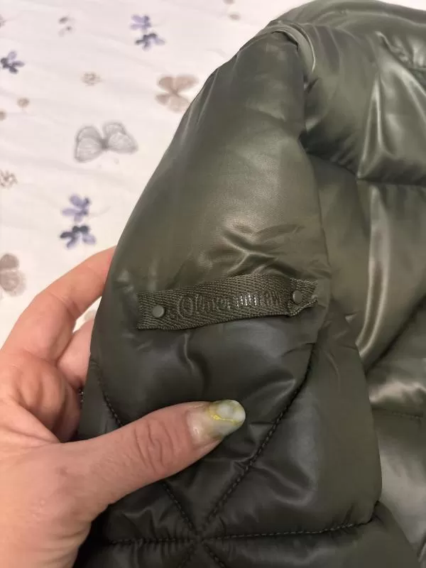 Geacă de iarnă S.Oliver EU 38 | Khaki, Fără glugă, Monocrom, Poliamidă - Image 12