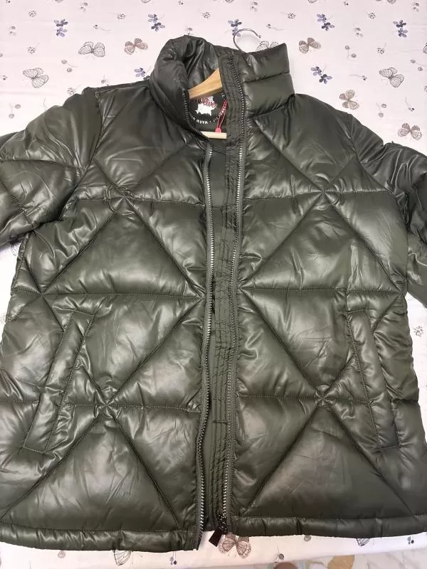 Geacă de iarnă S.Oliver EU 38 | Khaki, Fără glugă, Monocrom, Poliamidă - Image 2