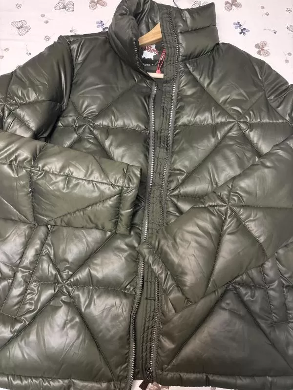 Geacă de iarnă S.Oliver EU 38 | Khaki, Fără glugă, Monocrom, Poliamidă - Image 3