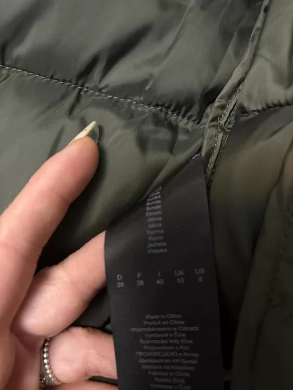 Geacă de iarnă S.Oliver EU 38 | Khaki, Fără glugă, Monocrom, Poliamidă - Image 7