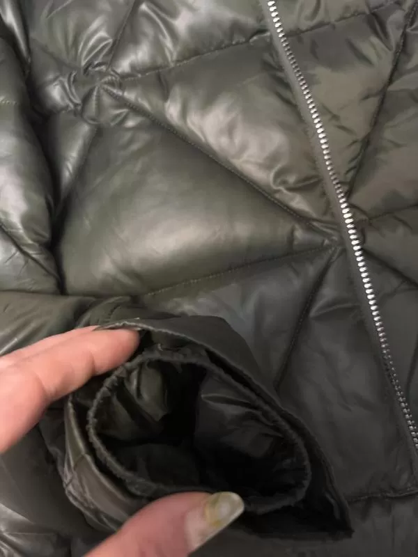Geacă de iarnă S.Oliver EU 38 | Khaki, Fără glugă, Monocrom, Poliamidă - Image 9