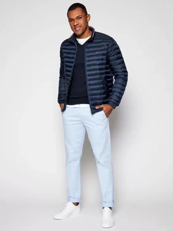 Geacă puffer Tommy Hilfiger EU 38 | Albastru, Fără glugă, Monocrom, Poliester - Image 2