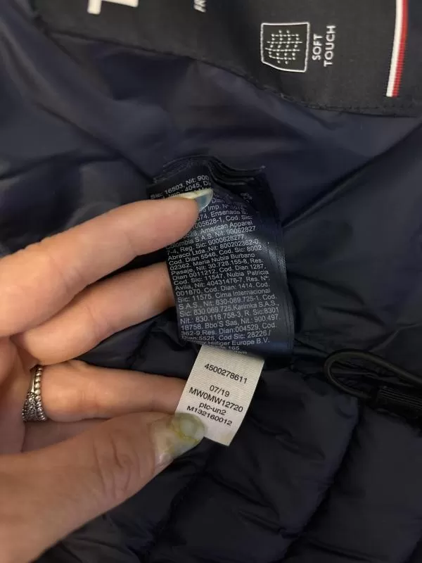 Geacă puffer Tommy Hilfiger EU 38 | Albastru, Fără glugă, Monocrom, Poliester - Image 9