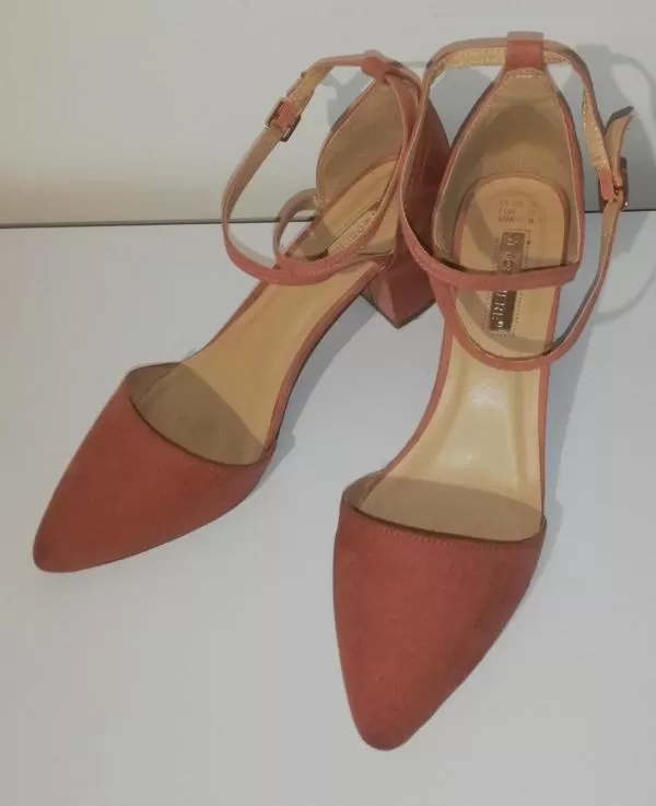 Pantofi cu toc mic Atmosphere EU 39 | Roz, Monocrom - Image 7