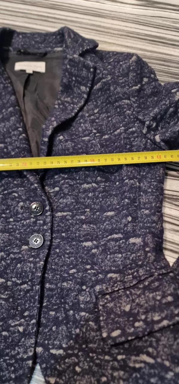 Sacou Patrizia Pepe EU 36 | Indigo, Normal, Mânecă lungă, Lână - Image 8