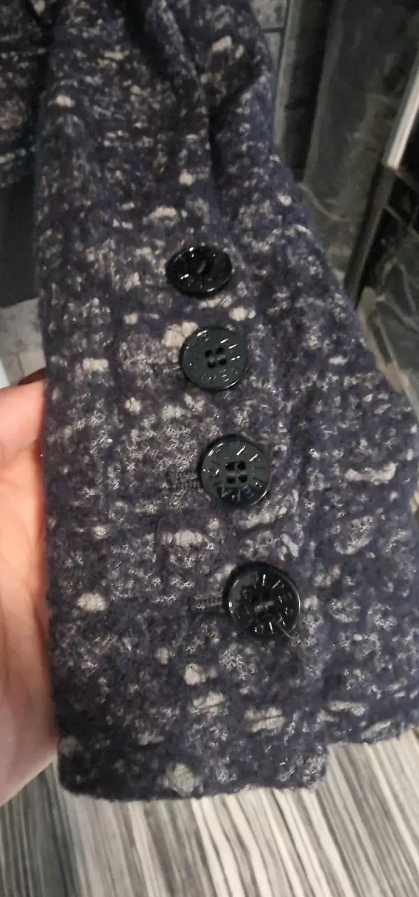 Sacou Patrizia Pepe EU 36 | Indigo, Normal, Mânecă lungă, Lână - Image 6