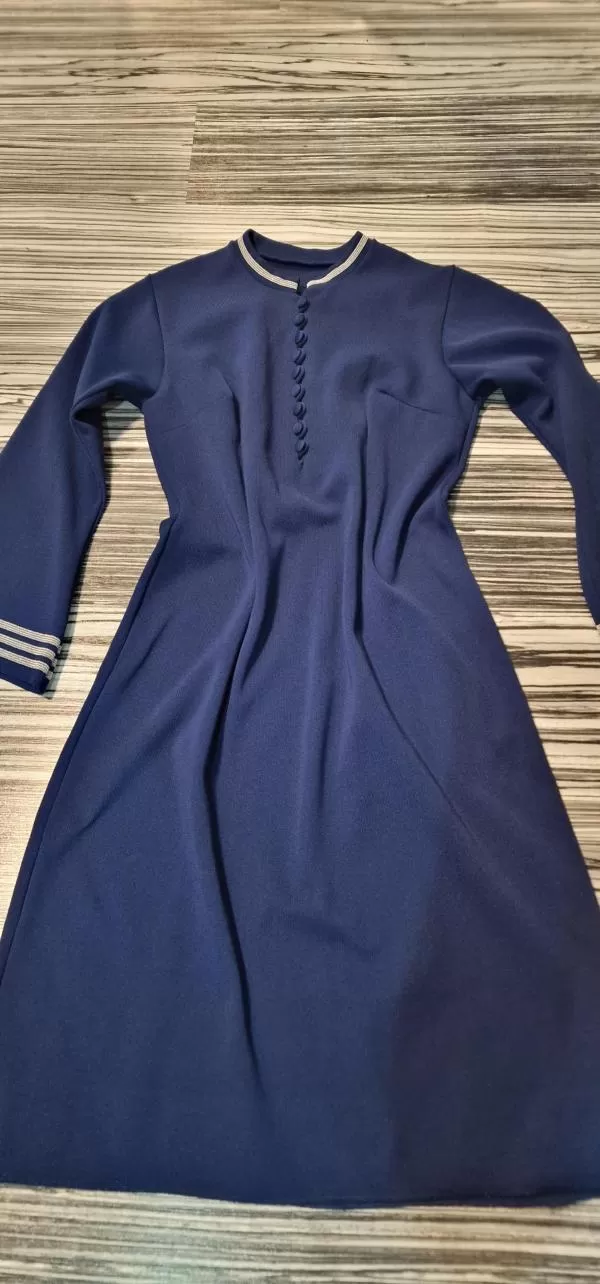 Rochie casual EU 36 | Albastru, Midi - Image 4