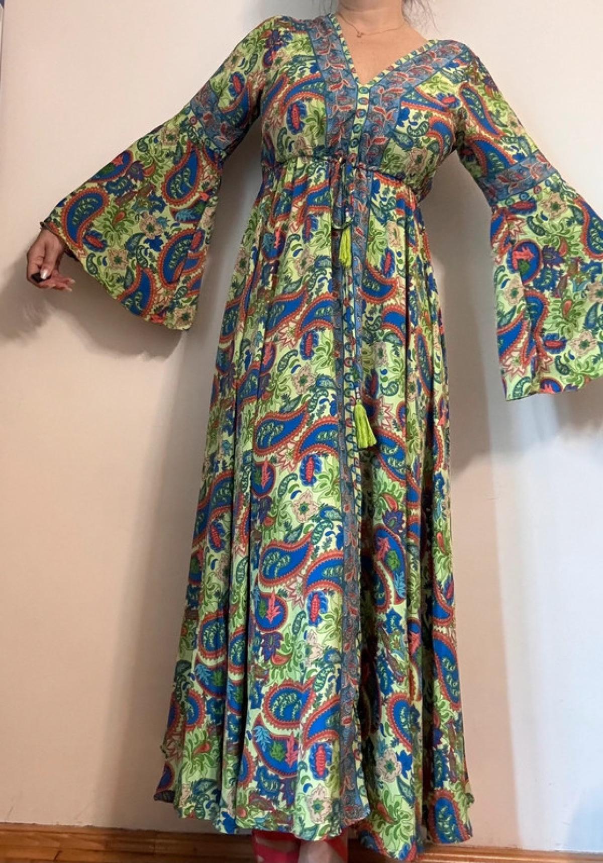 Rochie casual maxi No brand floral print EU 38