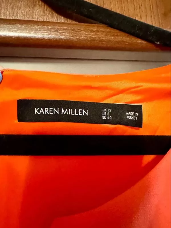 Rochie de seară Karen Millen EU 40 | Roșu, Midi, Fără mâneci, Poliester - Image 4