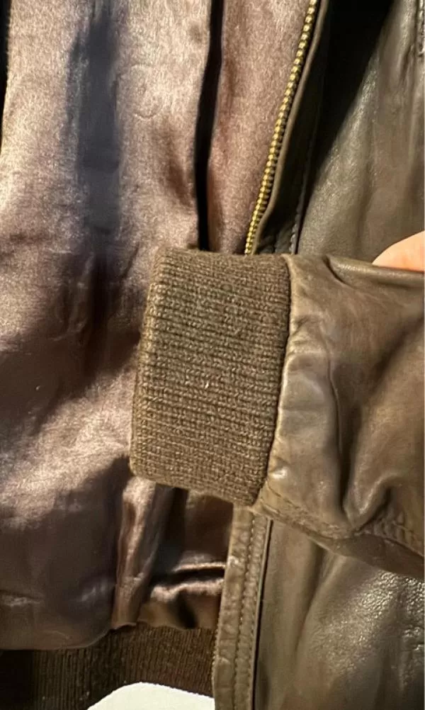 Geacă din piele PROMOD EU 40 | Maro, Fără glugă, Piele naturală - Image 5