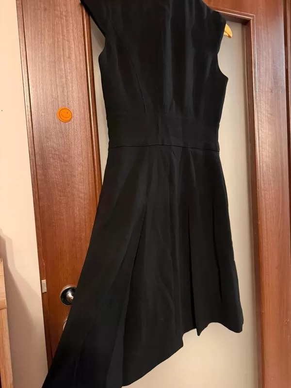 Rochie office Karen Millen EU 40 | Negru, Midi, Fără mâneci, Volane, Vâscoză - Image 6