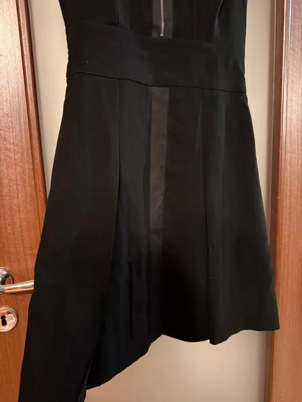 Rochie office Karen Millen EU 40 | Negru, Midi, Fără mâneci, Volane, Vâscoză - Image 7