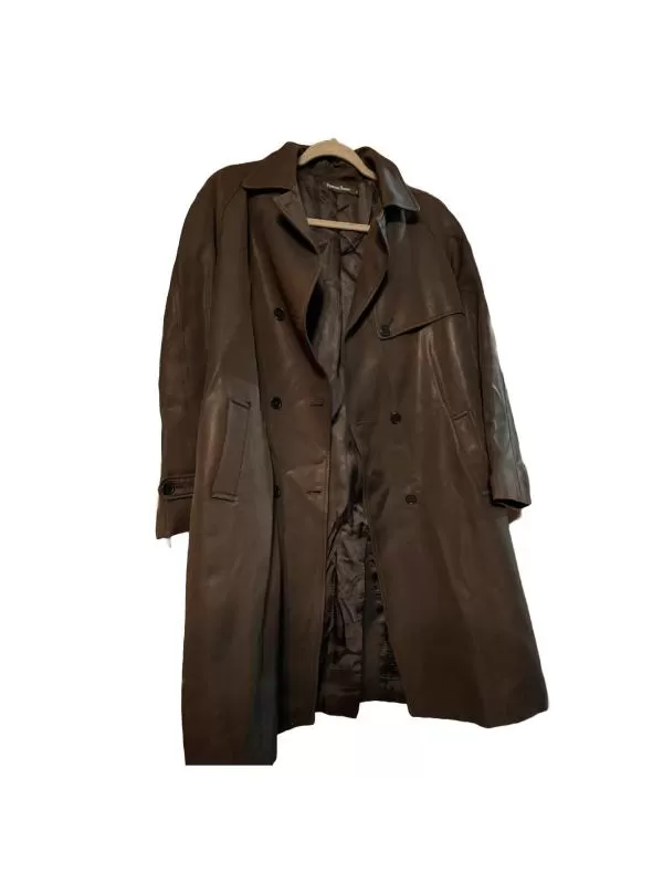 Trenci PEDRO DEL HIERRO EU 38 | Maro, Fără glugă, Monocrom, Poliamidă
