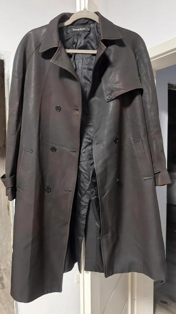 Trenci PEDRO DEL HIERRO EU 38 | Maro, Fără glugă, Monocrom, Poliamidă - Image 2