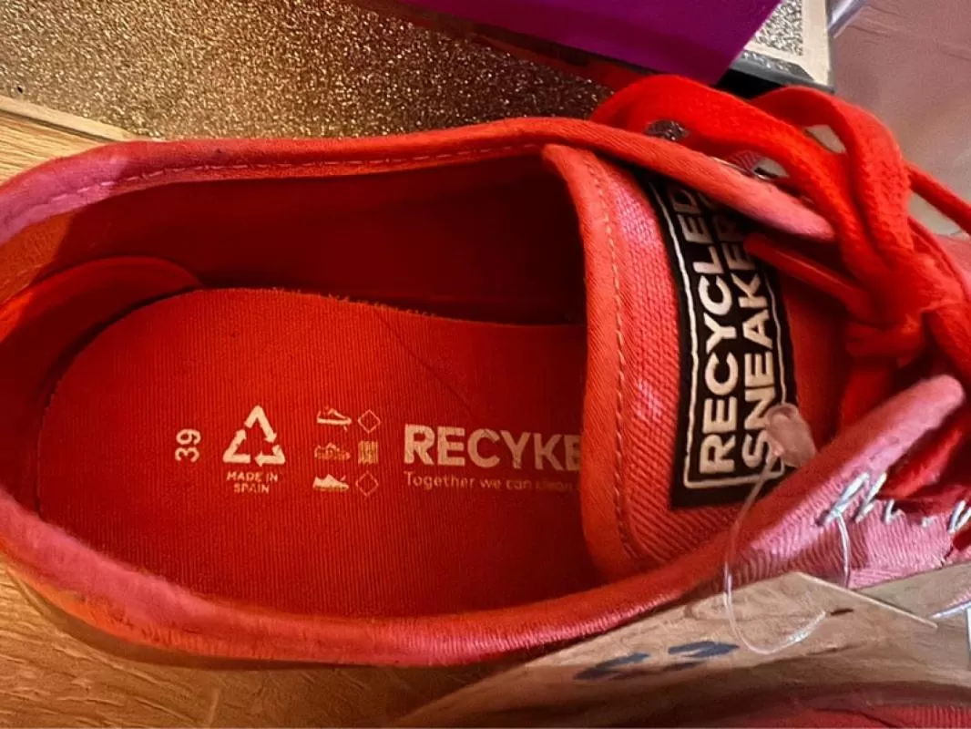 Sneakers RECYKERS EU 39 | Roșu, Logo - Image 5