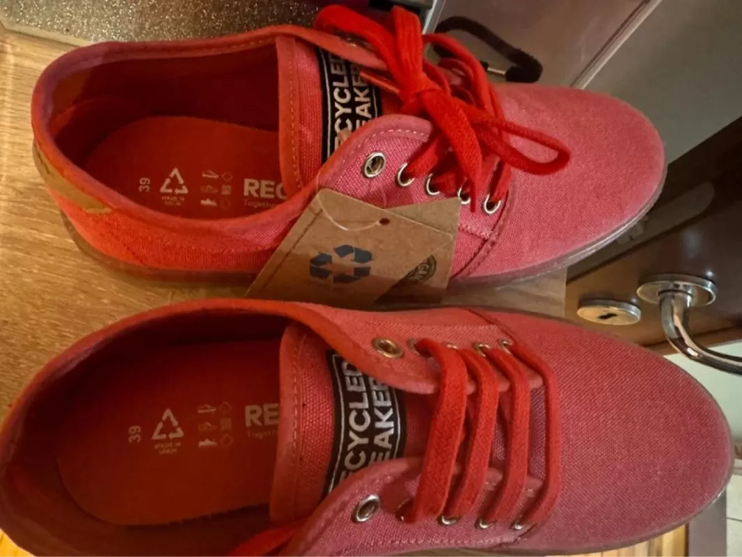 Sneakers RECYKERS EU 39 | Roșu, Logo - Image 6