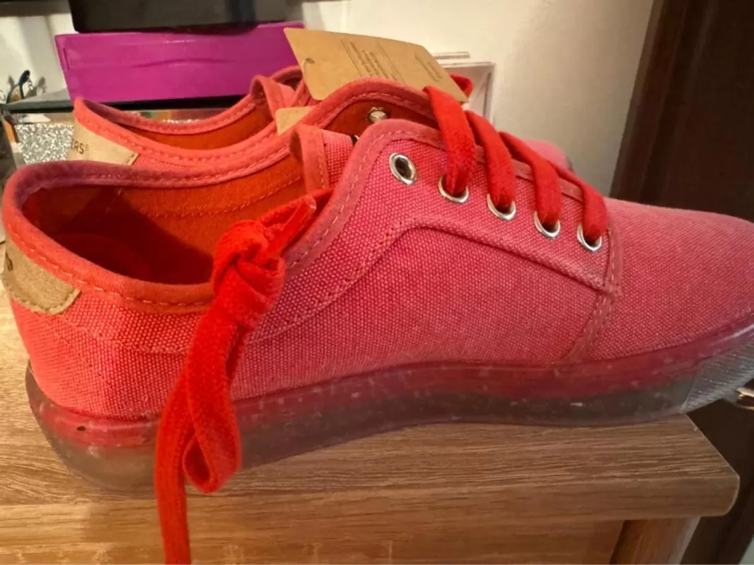 Sneakers RECYKERS EU 39 | Roșu, Logo - Image 3