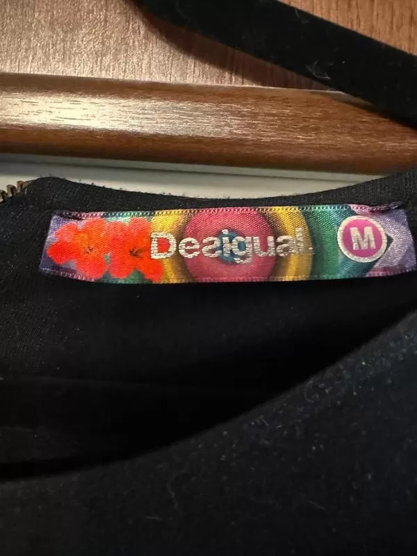 Rochie casual Desigual EU 38 | Multicolor, Mini, Mânecă scurtă, Broderie, Bumbac - Image 5