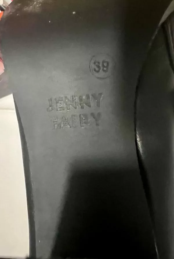 Cizme până la genunchi JENNY FAIRY EU 39 | Negru, Poliester - Image 10