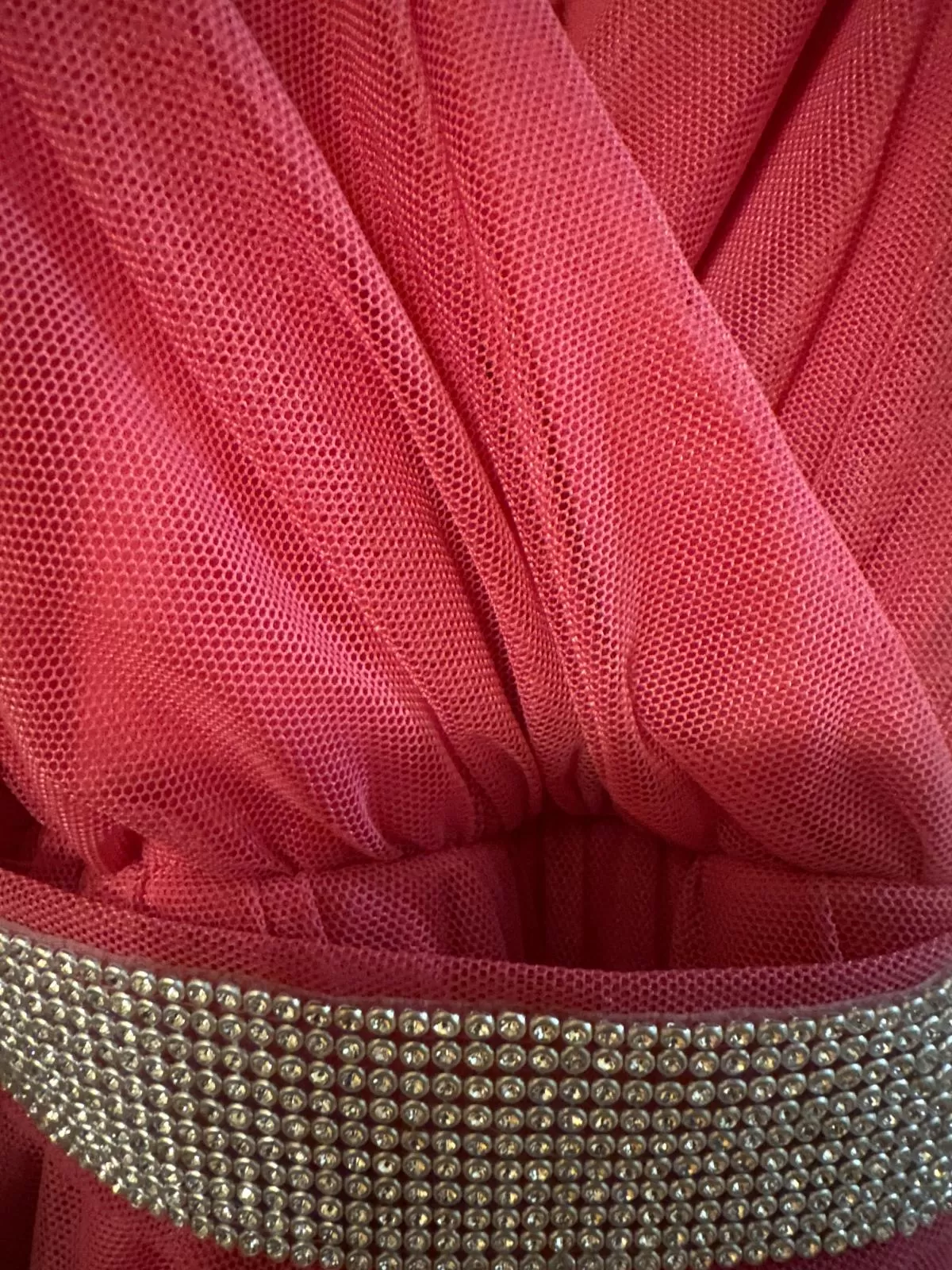 Rochie de ocazie NO BRAND EU 38 | Fuchsia, Maxi, Fără mâneci, Pietre decorative, Poliester - Image 11