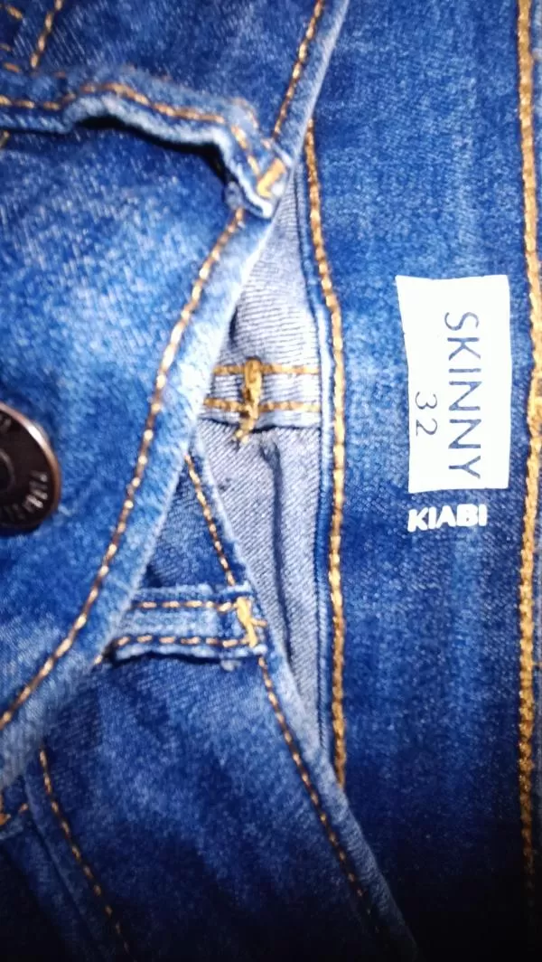 Blugi Kiabi EU 32 | Albastru, Lungi, Talie medie, Skinny fit, Denim - Image 4