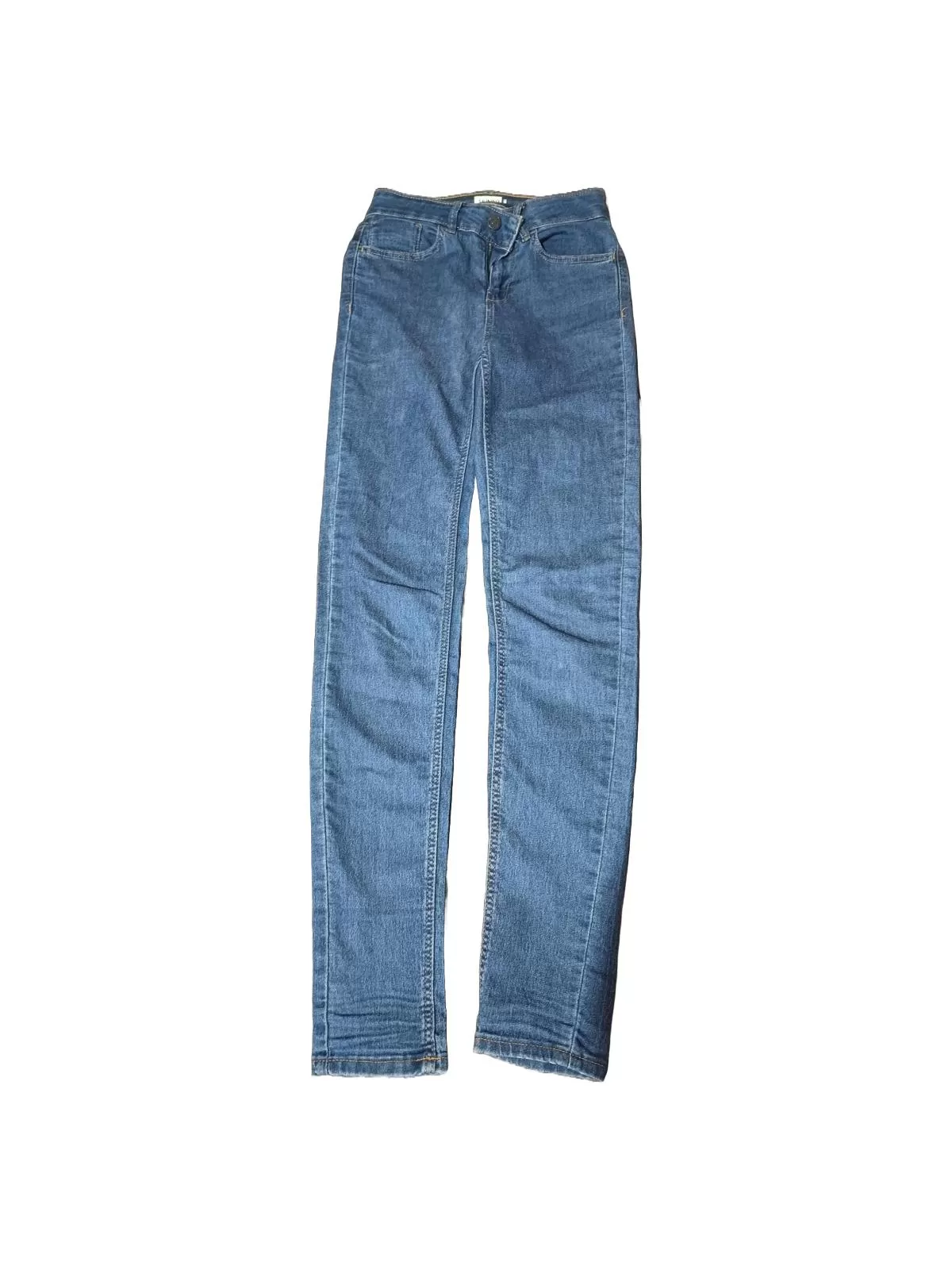 Blugi Kiabi EU 32 | Albastru, Lungi, Talie medie, Skinny fit, Denim