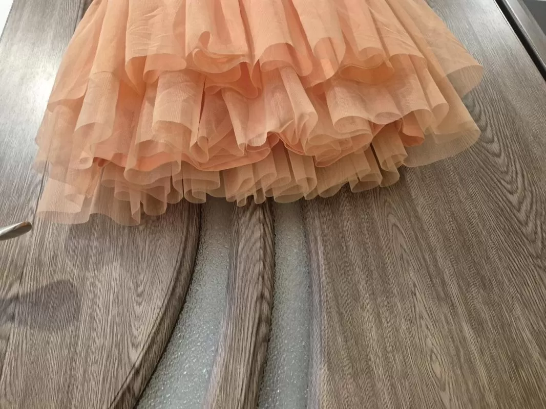 Rochie de ocazie Calliope EU 38 | Portocaliu, Mini, Mânecă scurtă - Image 5
