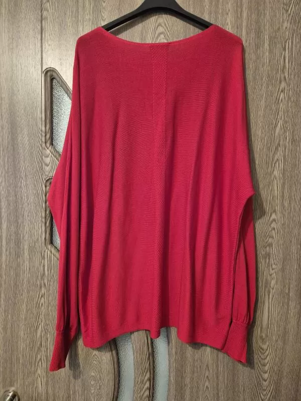Pulover Street One EU 40 | Roșu, Lung, Mânecă lungă, Regular fit - Image 3