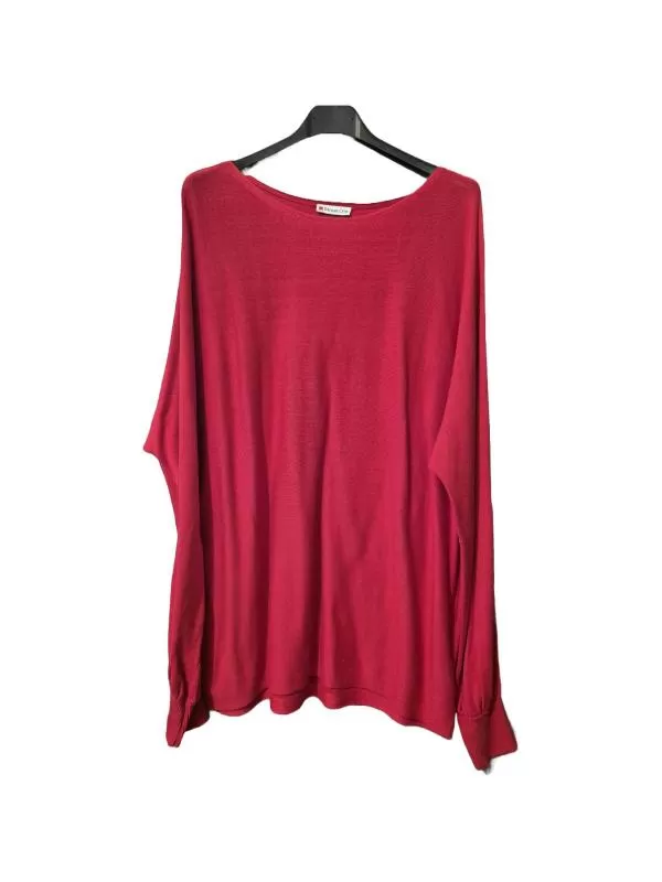 Pulover Street One EU 40 | Roșu, Lung, Mânecă lungă, Regular fit