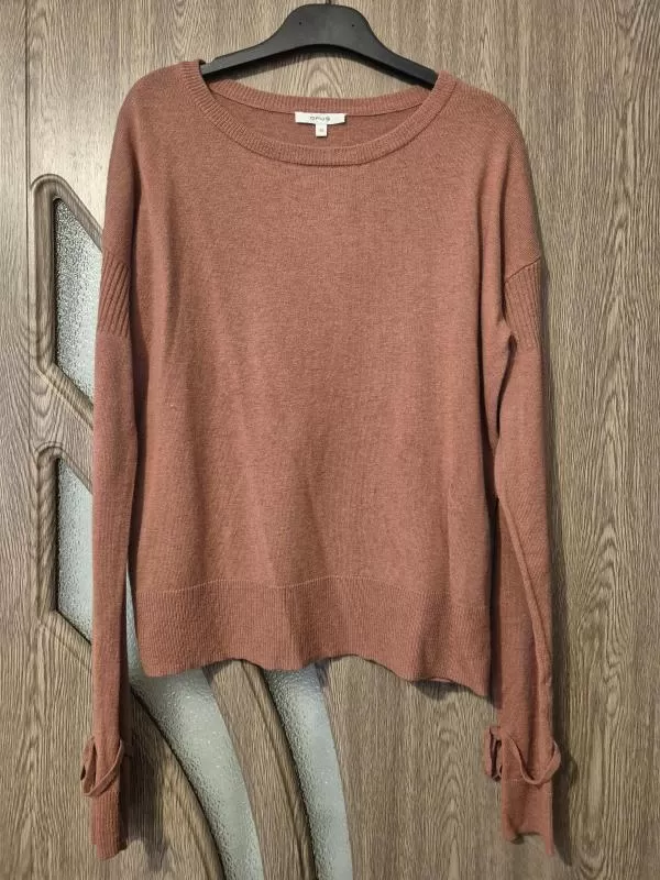 Pulover la baza gâtului Opus EU 36 | Caramel, Normal, Mânecă lungă, Regular fit - Image 2