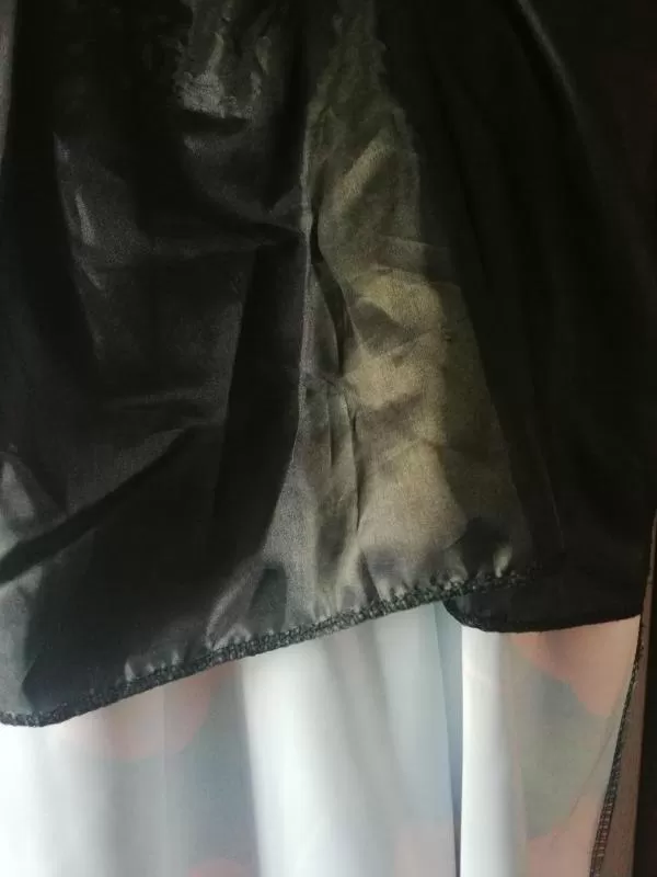 Fustă plisată S-M | Multicolor, Midi, Talie înaltă, Plisată fit, Floral & Tropical, Satinat, Poliester - Image 5