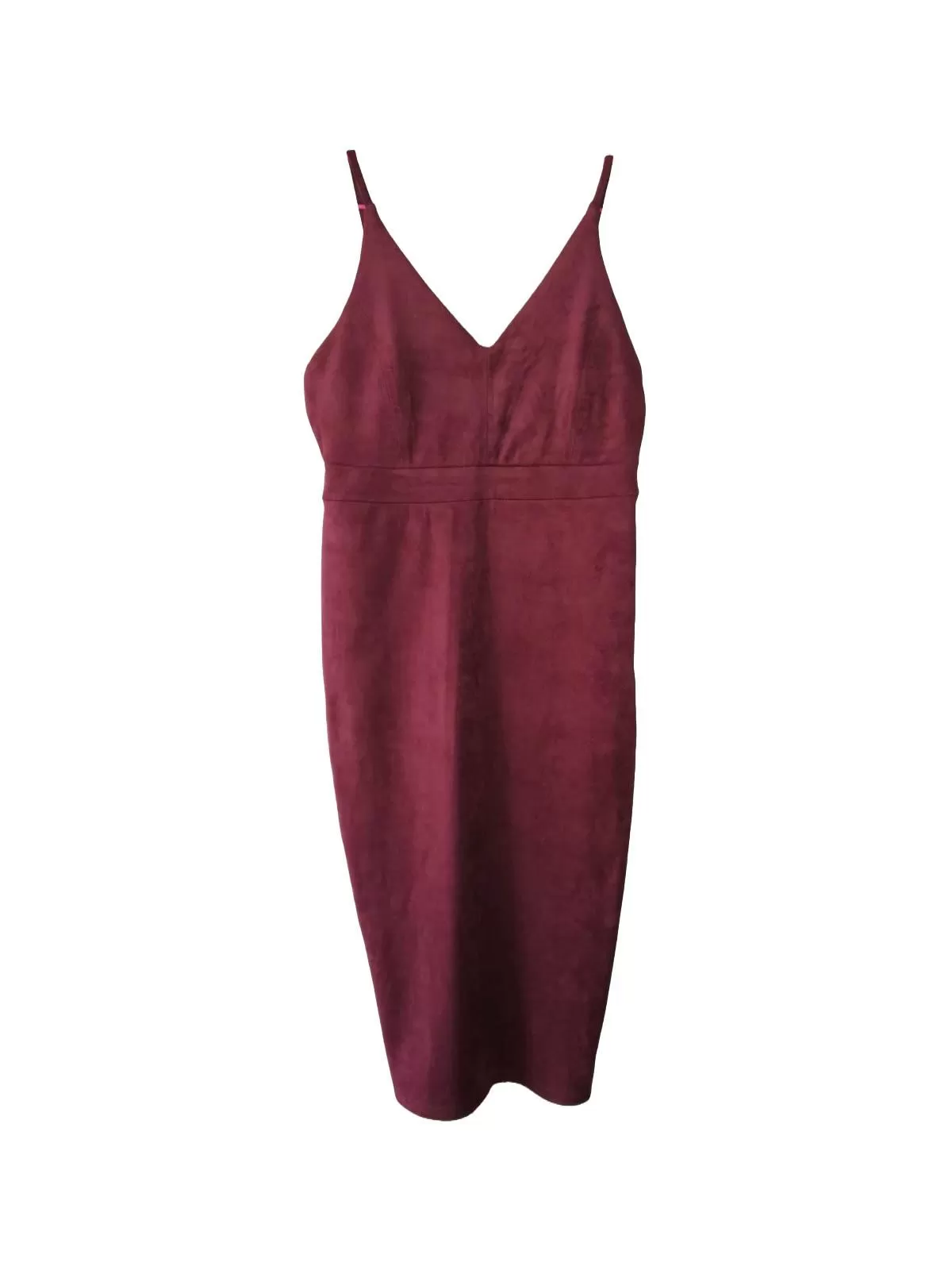 Rochie mulată Atmosphere S | Burgundy, Midi, Bretele subțiri, Monocrom, Poliester