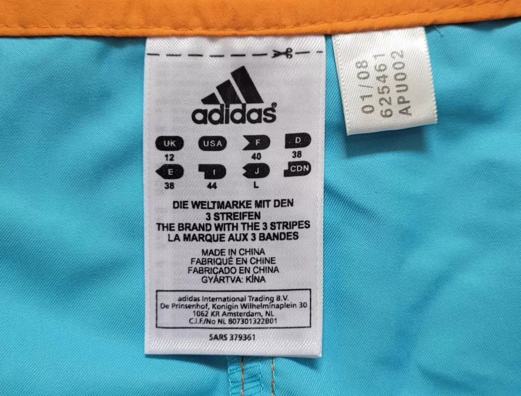 Pantaloni sport adidas EU 38 | Bleu, Scurți, Poliester - Image 4