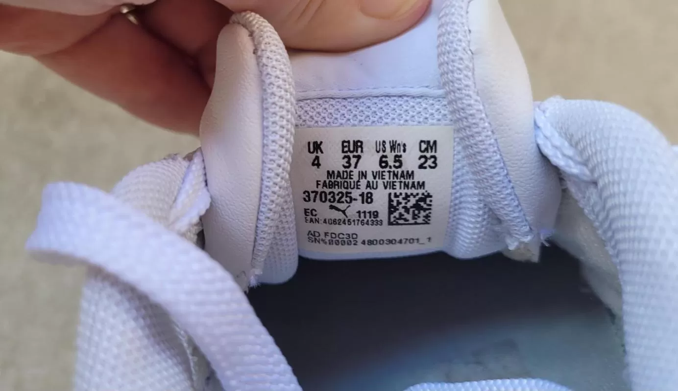Sneakers Puma EU 37 | Alb, Monocrom - Image 7