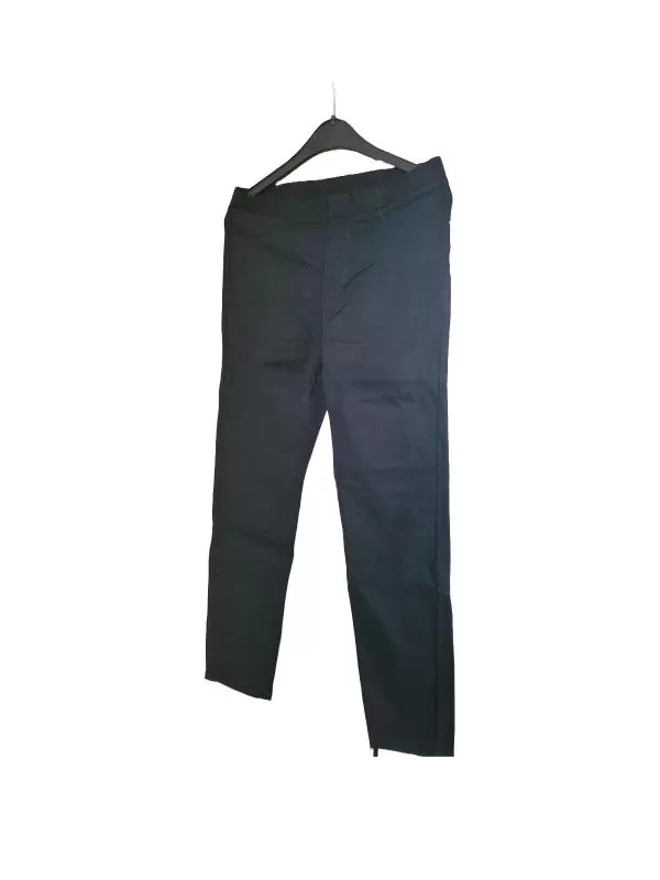 Pantaloni Esmara EU 42 | Negru, Lungi, Talie medie, Straight (Drepți) fit, Monocrom