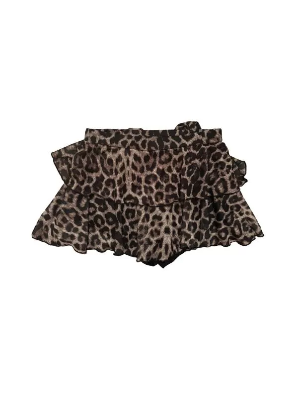 Fustă-pantalon Shein M | Maro, Mini, Tip pantalon fit, Animal print