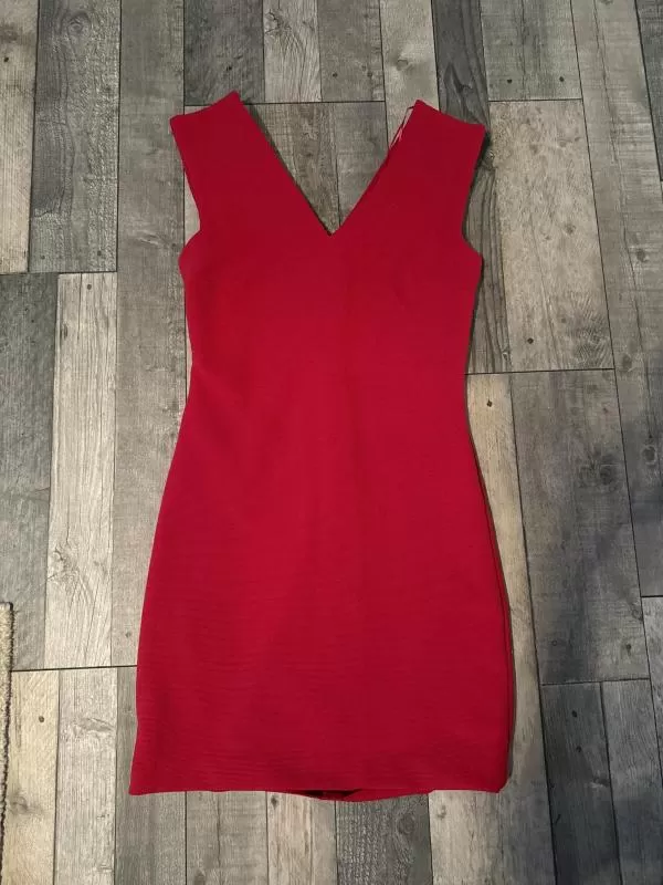 Rochie casual Mango EU 38 | Roșu, Midi, Fără mâneci - Image 2
